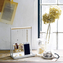 Elegant wrought iron jewelry rack ins vertical creative necklace watch display rack multifunctional Nordic storage ornaments