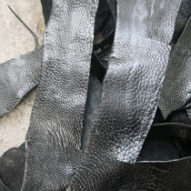 South Africa Class A Ostrich Claw Leather Scrap DIY Handmade Ostrich Strap Keychain Edge Leather Weighing