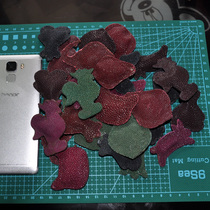 Real pearl fish broken leather pendant devil fish D leather IY mobile phone key pendant decorative accessories