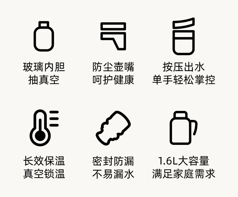 GINT嘉特保温壶家用学生宿舍水壶大容量内胆暖壶热水壶保温暖水瓶详情2