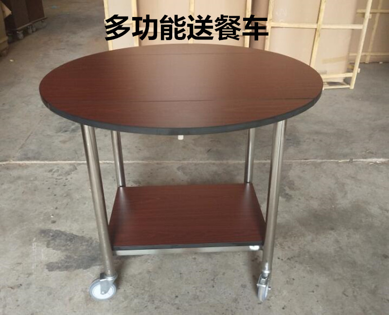 Multi-functional mobile delivery driver cart tea cart catering service car dimheart car wine truck set up rack dining car