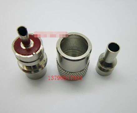 Walkie-talkie feeder UHF high-frequency connector UHF(SL16)-J-3 three-piece car radio connector