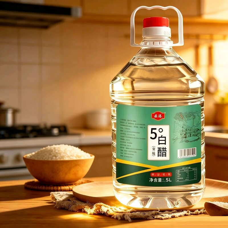 白醋10斤大桶装酿造家用食用白醋凉拌炒菜泡脚洗脸清洁除垢