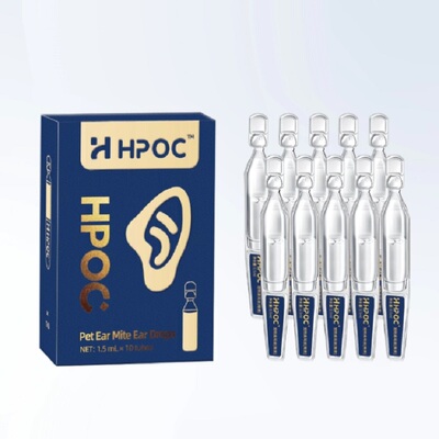 【植物专利】HPOC哈湃洗耳液耳螨专用滴耳液猫用狗用耳朵马拉色菌