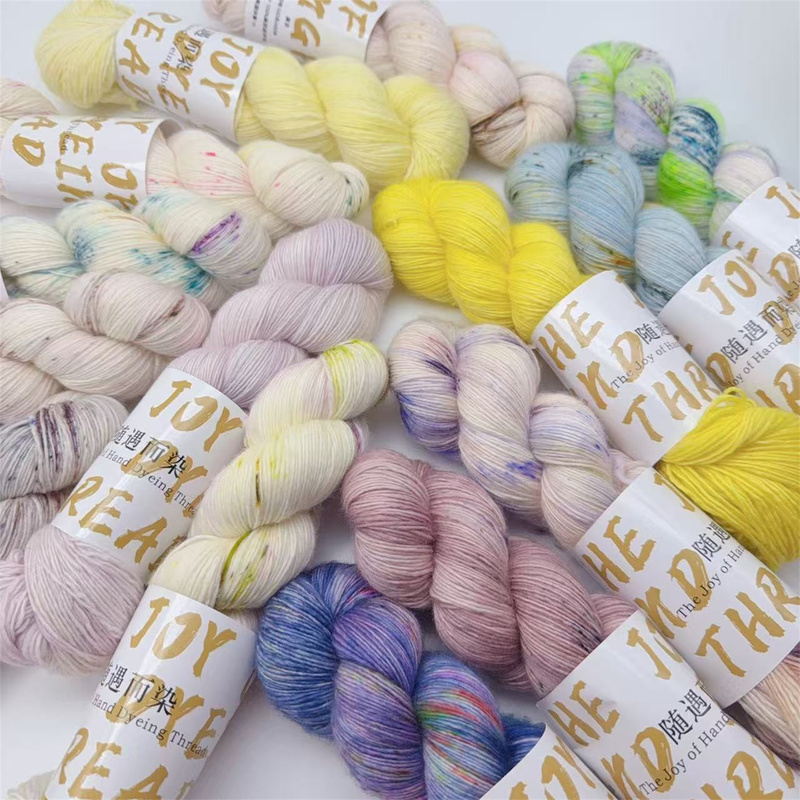 Anti-Shrink 100% Merino Hand-Knitted Shawl Yarn Single-Ply Hand-Dyed All-Wool Yarn 100g 400m Page 6