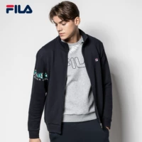 FILA Fila áo khoác nam chính hãng 2018 mùa thu mới dệt kim thoáng khí áo khoác cardigan áo khoác gió thể thao nam