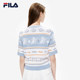 FILA Women's Knitted Sweater 2022 Autumn Simple, Elegant, Comfortable, Lightweight and Loose Knitted Cardigan Top