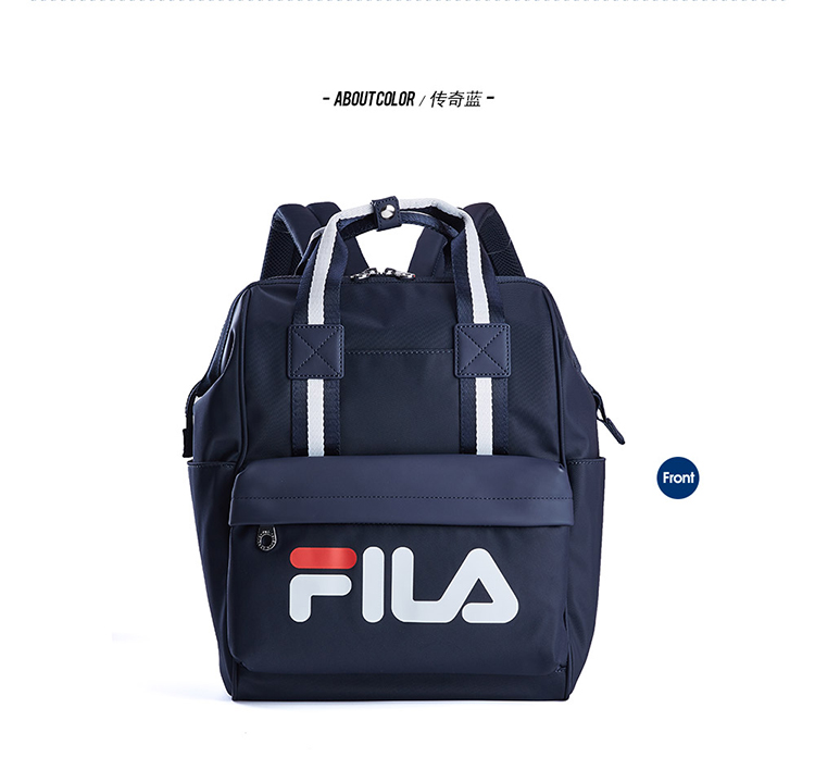 Ba lô Fila Fila nữ chính hãng 2019 Thu mới Ba lô mới Túi đựng đồ dung tích lớn - Ba lô colkids