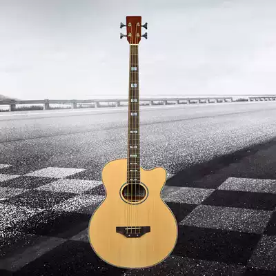 Stage performance electric bass novice Veneer wood bass electric box Bass ukulele bass bass guitar beginner