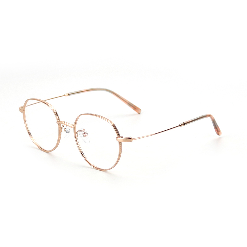 Samio small frame pure titanium ultra light fresh art retro height myopia round male and female myopia full frame 6622