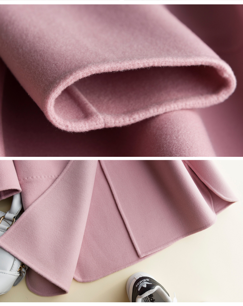 Mùa thu và mùa đông mặc áo khoác lông cừu mới áo khoác nữ trong phần dài của áo gió mà không có cashmere giải phóng mặt bằng chống mùa áo khoác nữ hot trend 2021