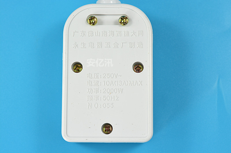 Foshan Yongjian Community Network Private wiring board 055 small platoon plug 3 bits small socket switch Power supply Small row plug