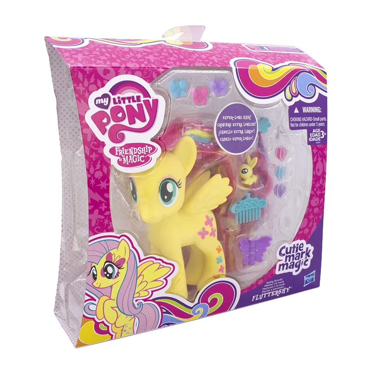 Моя маленькая пони крыло длинные волосы причесаны конёк плюш Fluttershy