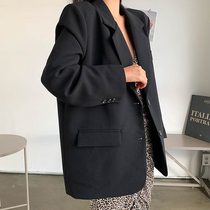 chic small suit jacket womens spring and autumn 2019 new Korean version of the wild short loose suit small fragrance jacket women
