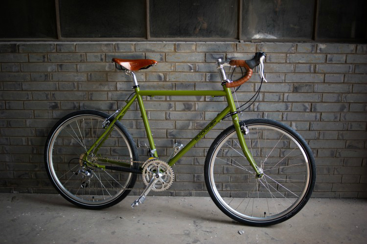 black snow bicycle