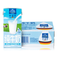 German imported milk Odeburg ultra-high temperature treatment high calcium low fat part skimmed milk 200ml * 24 boxes