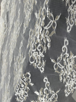High-end export 3-meter customized positioning lace French style with woven gold