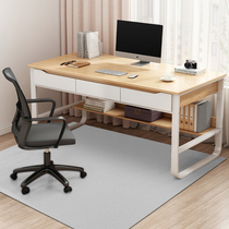 Wooden floor mat computer chair home learning swivel chair non-slip mat pvc waterproof disposable carpet protection mat