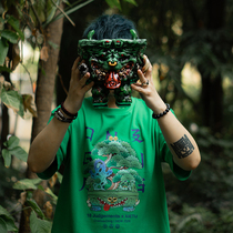 XIETU Xie convex knife studio eighteen heavy link Vientiane dog Ding bonsai T short sleeve t-shirt