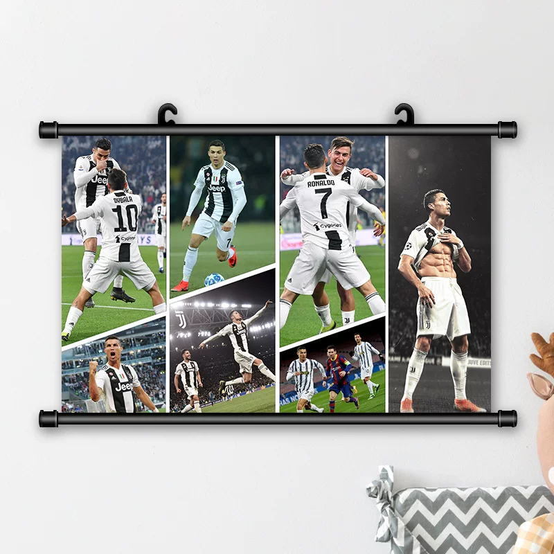 Плакат с изображением Криштиано Роналдо футбольная звезда Реал Мадрид C Ronaldoman Yueniang висіт картины Спортивная сцена настенные украшения спальни