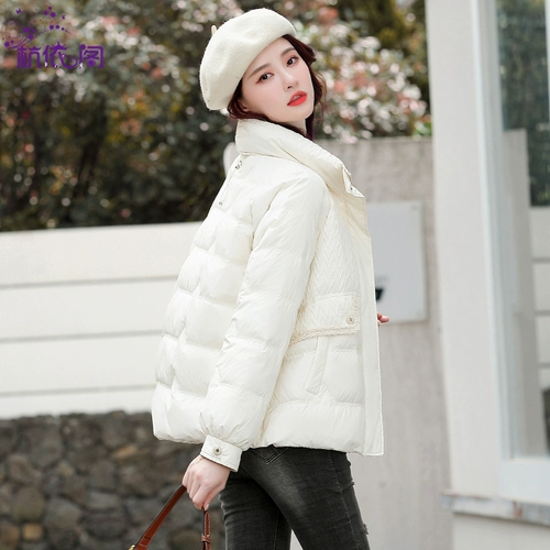 Пуховик, короткая бархатная черная куртка, подходит для подростков, 2021 года, городской стиль, утиный пух