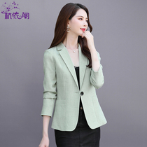 Small blazer for women 2022 spring and autumn women's new temperament suit casual small early autumn short top