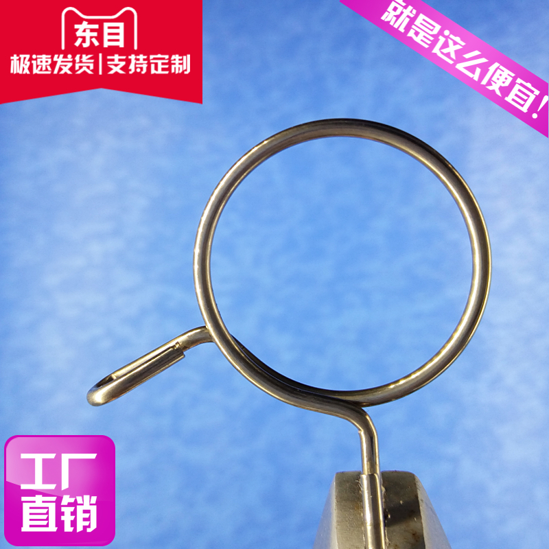 304 stainless steel spring pipe clamp hand pinch steel wire clamp spring water pipe 3m-33mm hoop hoop clamp pipe throat hoop