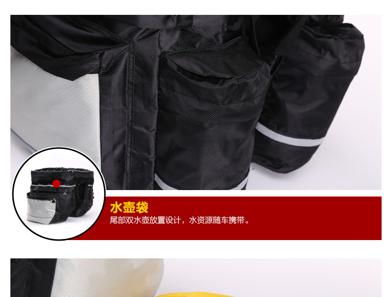 Sacoche pour vélo mixte MOON - Ref 2214512 Image 18