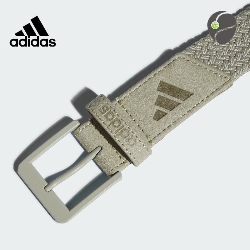 New Adidas Men's Golf Sports Belt Double-Sided Woven Belt with Pin Buckle, Non-Cuttable