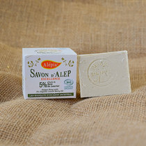 Alepia 5% laurel soap Face olive soap to remove mites Facial deep cleansing men and womens face to remove mites soap
