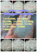 Process glass bead glass microbeads adhesive beads transparent glass beads