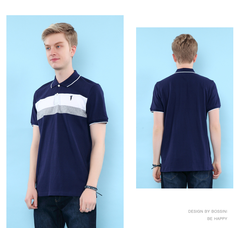 Fort Lion Long 18 mùa hè mới dành cho nam áo sơ mi thêu tay ngắn 210088010 áo thun cotton nam