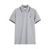 Fort Lion Long 18 mùa hè mới ve áo nam thêu tay áo ngắn kinh doanh áo polo giản dị nam 210143100 áo cộc tay nam Polo
