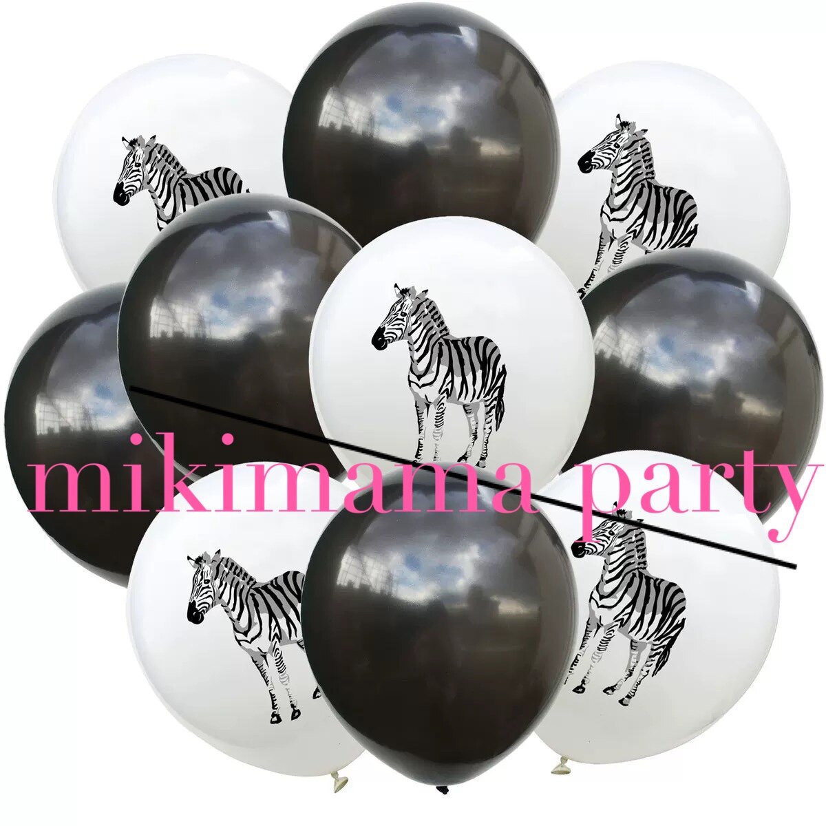 Korean 12 inch ins animal latex balloon tiger raccoon squirrel fox children's birthday celebration party decoration