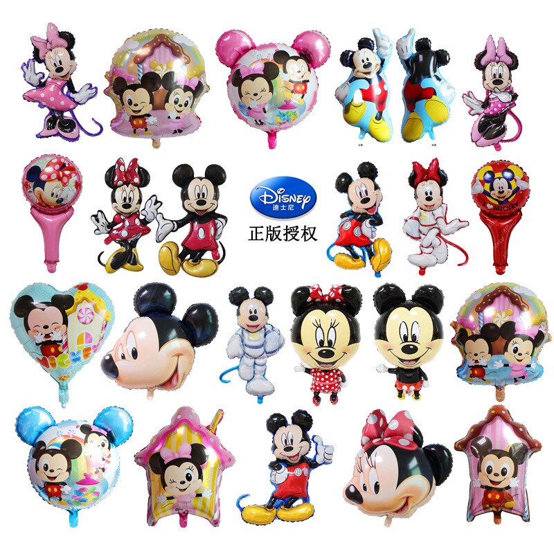 Cross-border Mickey Mouse Mickey Balloon Birthday Party Supplies Wedding Room Decoration Aluminum Film Balloon