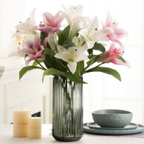 New simulation Flower perfume lily flower living room table countertop decoration flower silk flower decoration