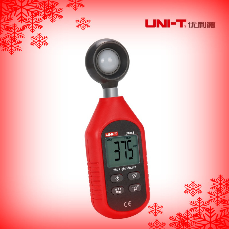 New Pindi Lieder UT383 Illuminometer Illuminance Table Digital Illuminance Meter Brightness Meter Photometer Tester