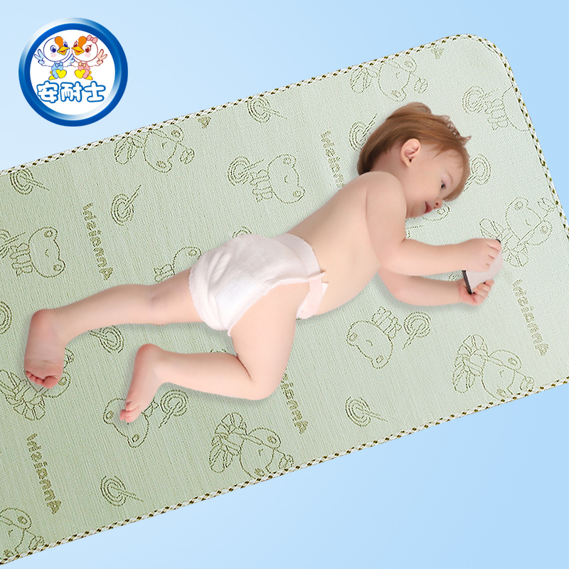 Anendurance Baby Cool Mat Ice Silk Subbed Newborn Child Baby Bed Cool Mat Sub Summer Kindergarten Cool And Breathable