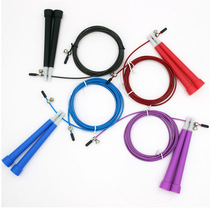 Skipping rope bearing skipping rope plastic handle Gym racing wire rope boxing skipping wire rope into the test