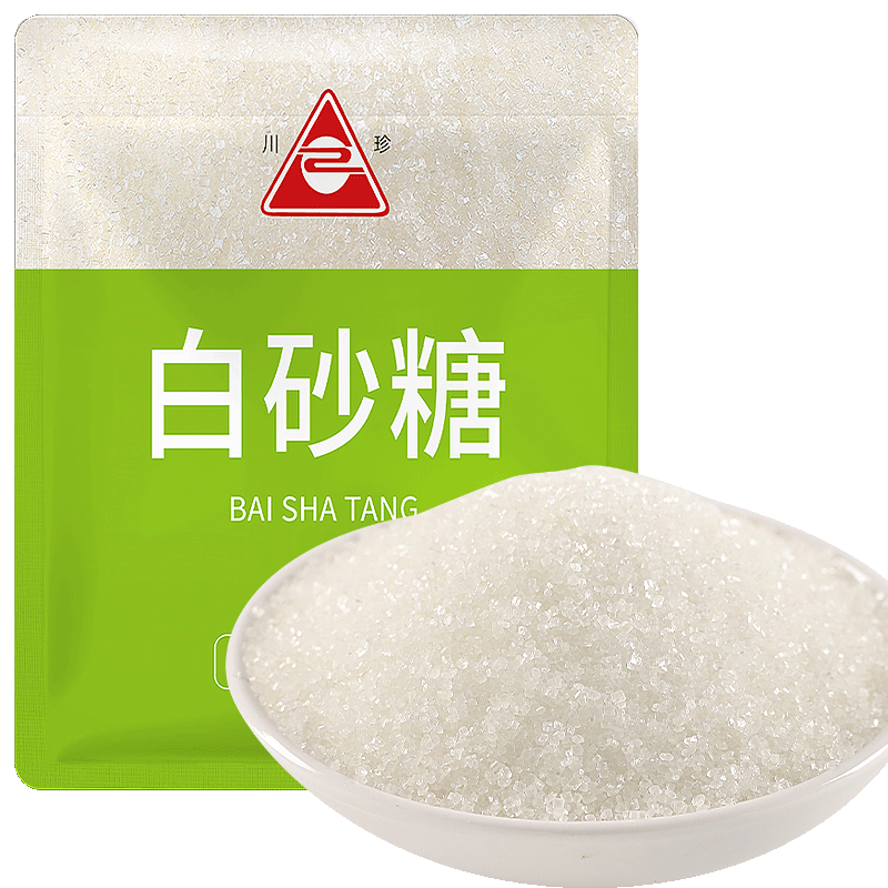 川珍一级优质食用白糖白砂糖家用批发烘焙专用云南商用无添加细糖