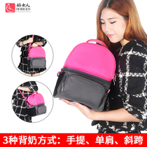 Good woman back milk bag breast milk fresh bag ice bag work portable milk storage bag blue ice refrigeration equipment small shoulders