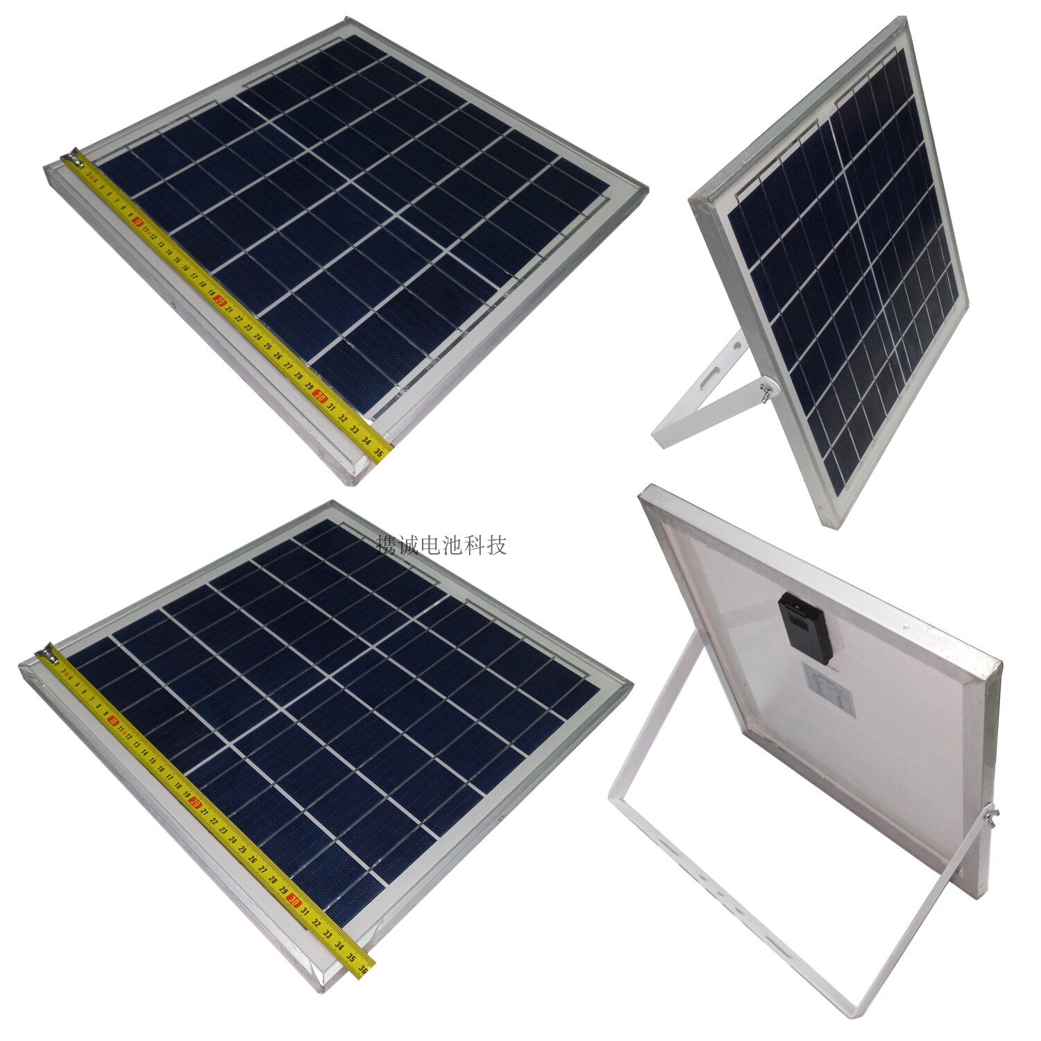 Foot power 15W 6V waterproof solar polysilicon panels Components 9 12 18V 18V 25 25 40 40 50W