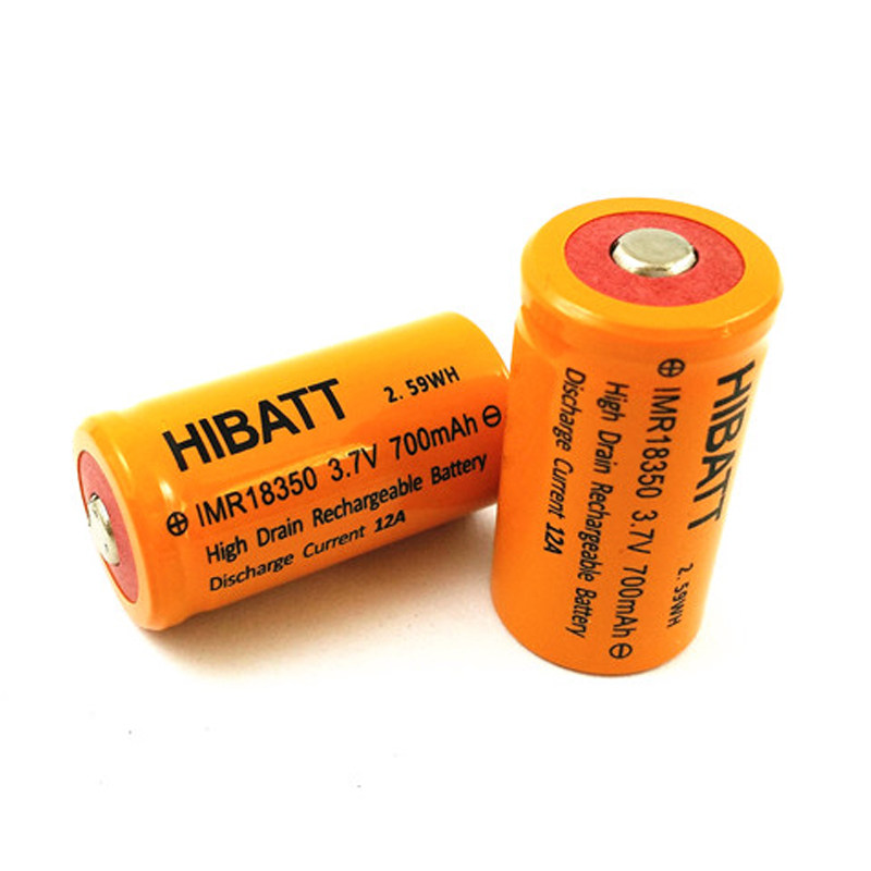Original installation HIBATT 18350 pointed power lithium battery 18490 14500 18650 14650 14650 26650