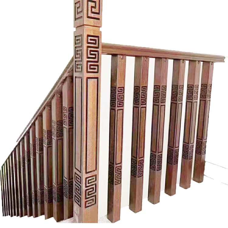 Solid Wood Stairs installation Picture Plant Real Solid Wood Guardrails Stairs