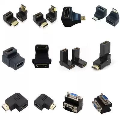 270 degrees 180 degrees 90 degrees hdmi female male to female Adapter hdmi to VGA adapter DVI to hdmi
