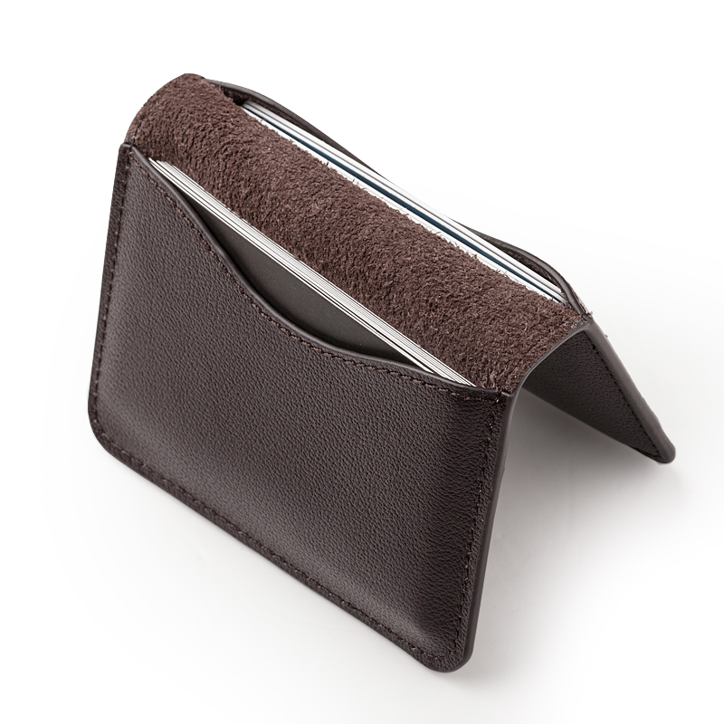 German EHREREN GENUINE LEATHER NAME SHEET CLIP CARD BAG MEN'S HEAD LAYER COW LEATHER ULTRA SLIM CARD BAG