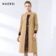 Narsi nữ phiên bản Hàn Quốc của áo gió 2019 mùa thu đông mới - Trench Coat