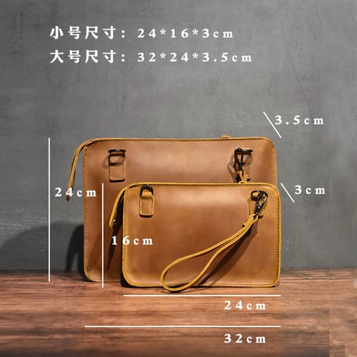 Сумка на одно плечо для отдыха, универсальная сумка-органайзер, маленькая сумка клатч, из натуральной кожи