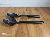 Export zero single 30cm length leak spoon spoon spoon non-stick pan special PA nylon high temperature 210 degrees