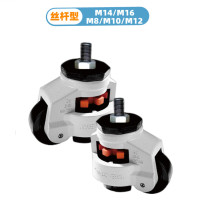 Screw type Fuma wheel 4060S80S100SM8M10M12M14M16 black and white aluminum profile universal caster